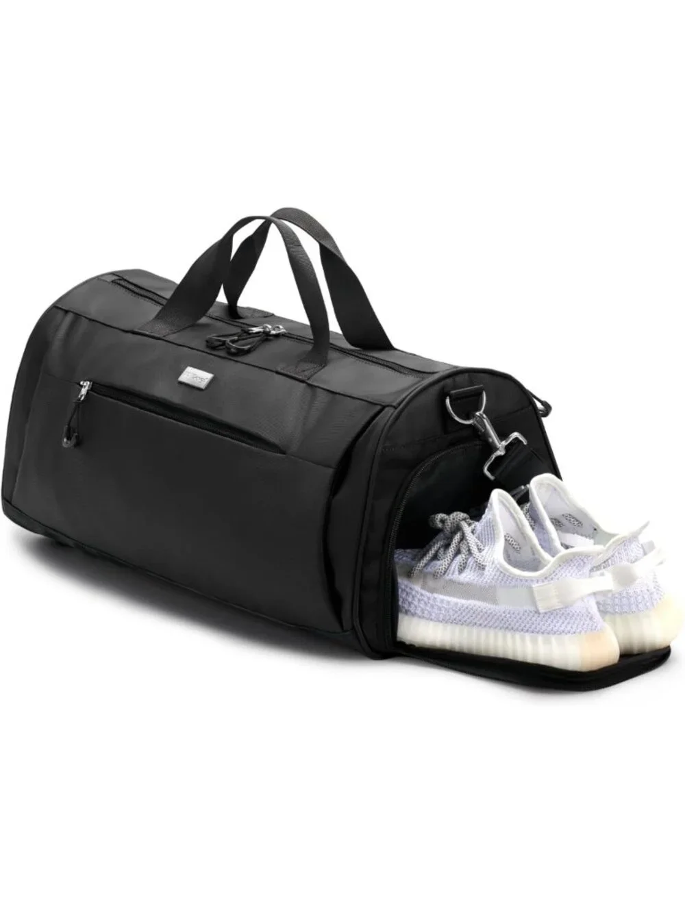 Unisex Gym Duffel Bag with Shoe Compartment & Wet Pocket for Travel & Sports